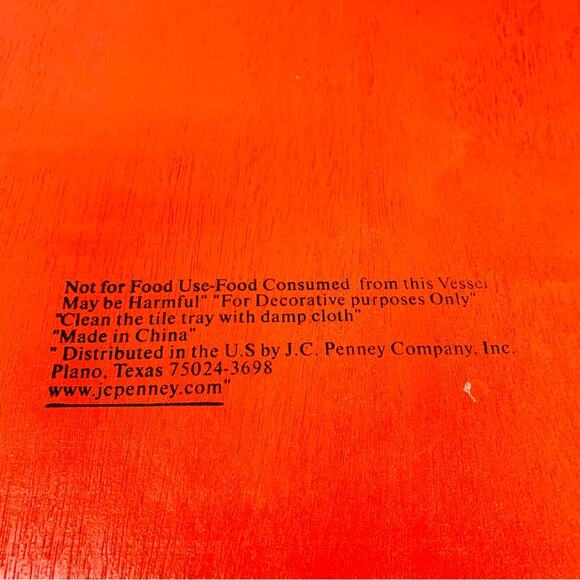 Vintage JC Penny Christmas Tray - Picture 5 of 5